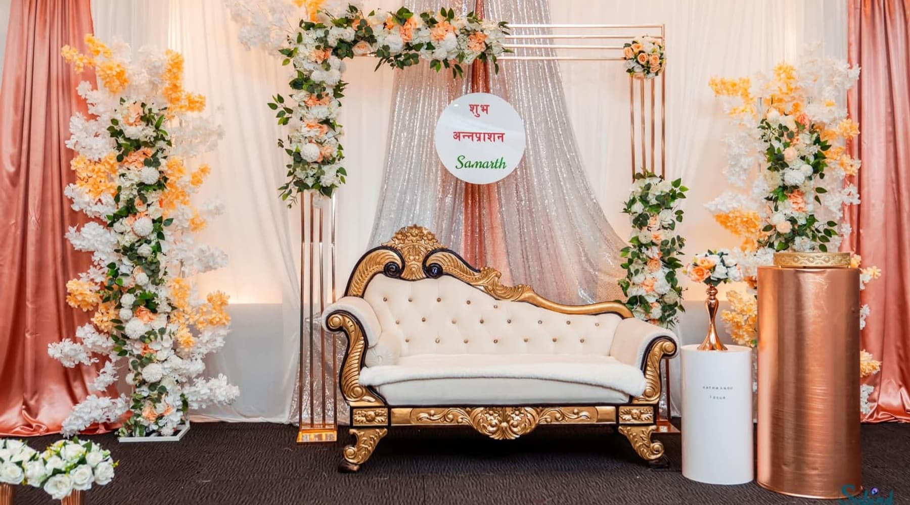 Pasni party decoration for Nepali family celebrations in Melbourne